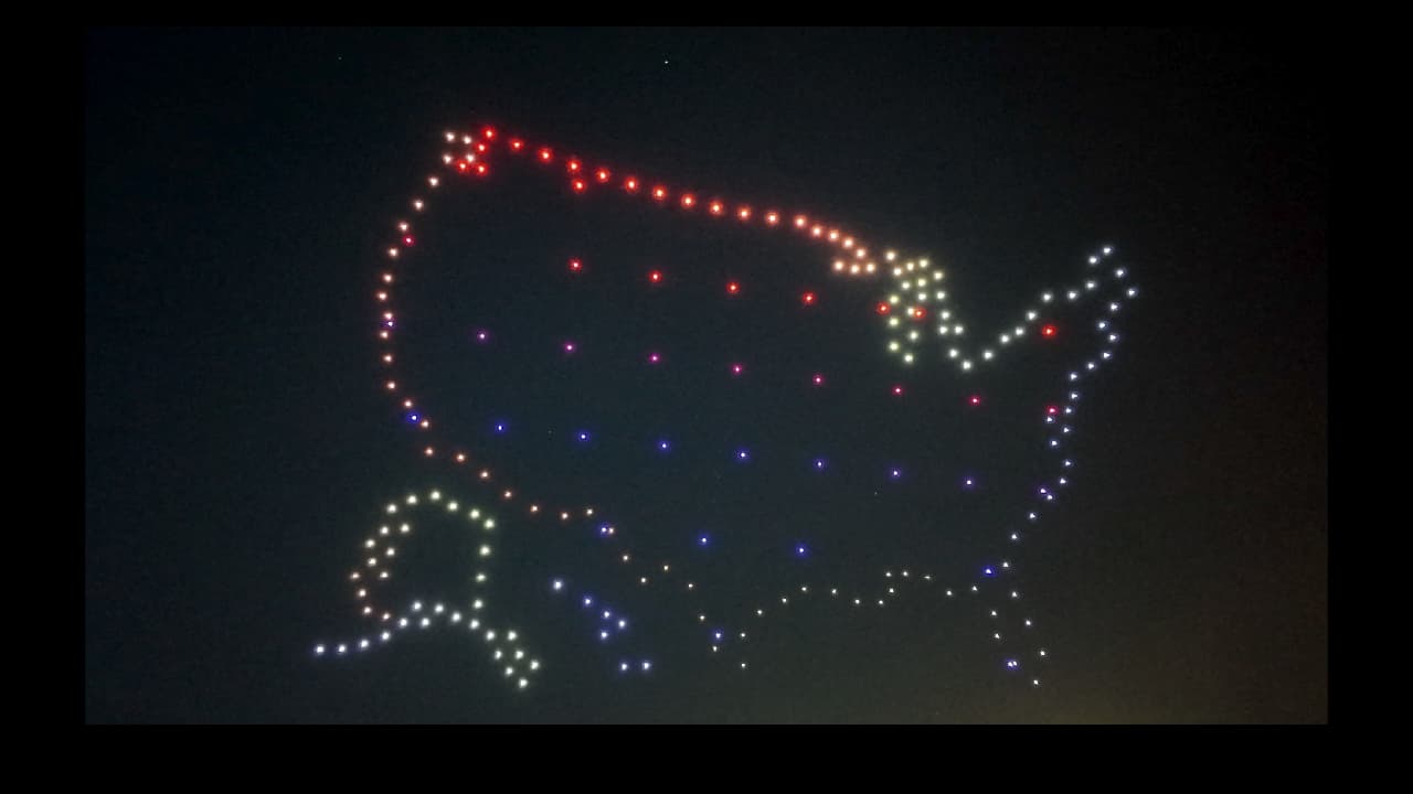 Nationwide drone show operations